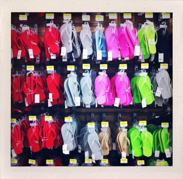 Thongs at Walmart